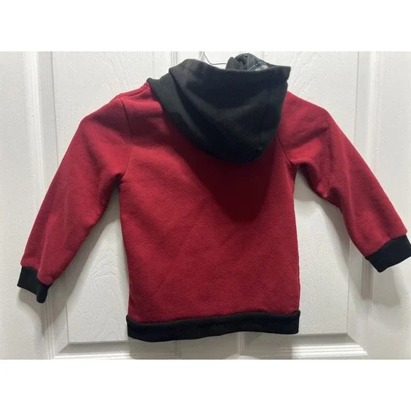 Harry Potter Gryffindor Jacket Hoodie Kids Size 4/5 Red & Black - Picture 4 of 8